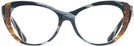 Cat Eye Metal Blue Horn Alain Mikli A03115B Computer Style Progressive View #2