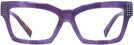 Cat Eye Violet Mikli Alain Mikli A05052B Progressive No-Lines View #2