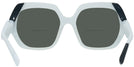 Oversized Pointelle White/noir Mikli Alain Mikli A05054 Bifocal Reading Sunglasses View #4