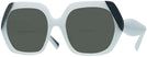 Oversized Pointelle White/noir Mikli Alain Mikli A05054 Bifocal Reading Sunglasses View #1
