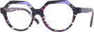 Round Violet Mosaique / Violet / Noir Alain Mikli A05067 Bifocal View #1