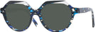 Round Blue Mosaique / Crystal / Noir Alain Mikli A05067 Progressive Reading Sunglasses View #1