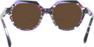 Round Violet Mosaique / Violet / Noir Alain Mikli A05067 Bifocal Reading Sunglasses View #4