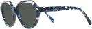 Round Blue Mosaique / Crystal / Noir Alain Mikli A05067 Bifocal Reading Sunglasses View #3