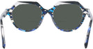 Round Blue Mosaique / Crystal / Noir Alain Mikli A05067 Bifocal Reading Sunglasses View #4