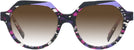 Round Violet Mosaique / Violet / Noir Alain Mikli A05067 w/ Gradient Progressive Reading Sunglasses View #2
