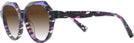 Round Violet Mosaique / Violet / Noir Alain Mikli A05067 w/ Gradient Progressive Reading Sunglasses View #3