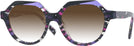 Round Violet Mosaique / Violet / Noir Alain Mikli A05067 w/ Gradient Progressive Reading Sunglasses View #1