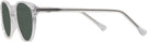 Oversized,Round Crystal Glory Days Progressive Reading Sunglasses View #3