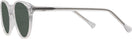 Oversized,Round Crystal Glory Days Bifocal Reading Sunglasses View #3