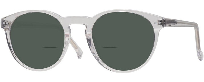 Oversized,Round Crystal Glory Days Bifocal Reading Sunglasses View #1