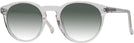 Oversized,Round Crystal Glory Days w/ Gradient Progressive Reading Sunglasses View #1
