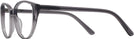 Oval Translucent Grey Independence Single Vision Full Frame View #3