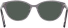 Oval Translucent Grey Independence Progressive Reading Sunglasses View #4