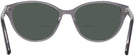 Oval Translucent Grey Independence Bifocal Reading Sunglasses View #4