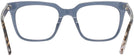Square Blue Crystal Lincoln Progressive No-Lines View #4