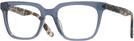 Square Blue Crystal Lincoln Progressive No-Lines View #1