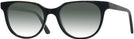 Round Black Revolution w/ Gradient Progressive Reading Sunglasses View #1