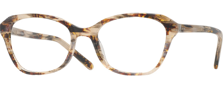 Rectangle Brown Amber Sequoia Single Vision Full Frame View #1