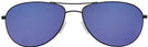 Aviator Black/blue Mirror Lens Maui Jim Baby Beach 245 Bifocal Reading Sunglasses View #2