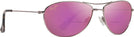 Aviator Gold/pink Mirror Lens Maui Jim Baby Beach 245 Bifocal Reading Sunglasses View #1
