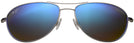Aviator Silver/Blue Hawaii Maui Jim Baby Beach 245 View #2