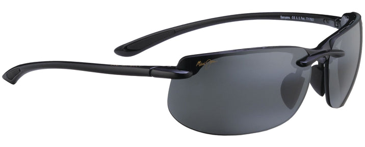 Rectangle Black / Grey Lens Maui Jim Banyans 412 View #1