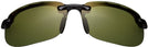 Rectangle Blk/High Trans. Lens Maui Jim Banyans 412 View #2