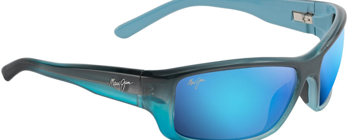 Rectangle Blue W/ Turquoise/blue Hawaii Maui Jim Barrier Reef 792 View #1