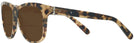 Square HONEY HAVANA The Cisco/S Bifocal Reading Sunglasses View #3