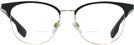 Square Light Gold/black Burberry 1355 Bifocal View #2