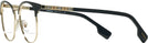 Square Light Gold/black Burberry 1355 Bifocal View #3