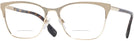 Cat Eye Light Gold Burberry 1362 Bifocal View #1