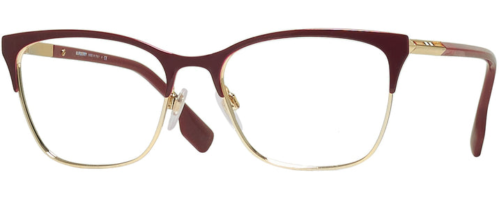 Cat Eye Light Gold/bordeaux Burberry 1362 Computer Style Progressive View #1