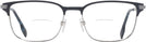 Rectangle Blue Burberry 1372 Bifocal View #2