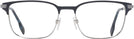 Rectangle Blue Burberry 1372 Single Vision Full Frame View #2
