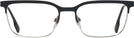 Square Black Burberry 1375 Progressive No-Lines View #2