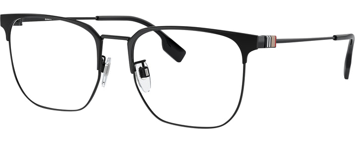 Square Black Burberry 1383D Progressive No-Lines View #1