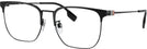 Square Black Burberry 1383D Progressive No-Lines View #1