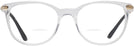 Square Transparent Burberry 2255Q Bifocal View #2