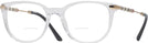 Square Transparent Burberry 2255Q Bifocal View #1