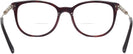 Square Top Havana On Bordeaux Burberry 2255Q Bifocal View #4