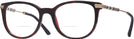 Square Top Havana On Bordeaux Burberry 2255Q Bifocal View #1