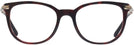 Square Top Havana On Bordeaux Burberry 2255Q Progressive No-Lines View #2