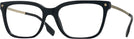 Square Black Burberry 2319 Progressive No-Lines View #1