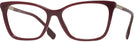 Cat Eye Bordeaux Burberry 2348 Progressive No-Lines View #1
