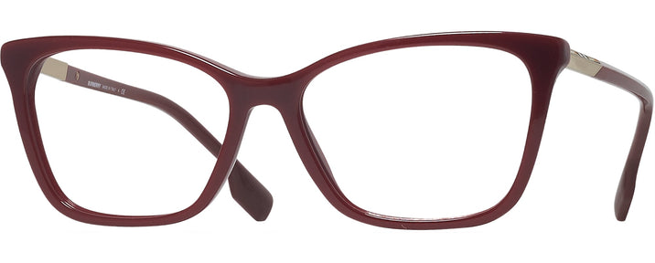 Cat Eye Bordeaux Burberry 2348 Single Vision Full Frame View #1