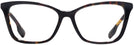 Cat Eye Dark Havana Burberry 2348 Progressive No-Lines View #2