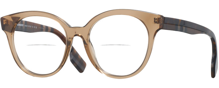 Round Brown Burberry 2356 Bifocal View #1