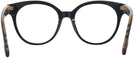 Round Black Burberry 2356 Single Vision Full Frame View #4